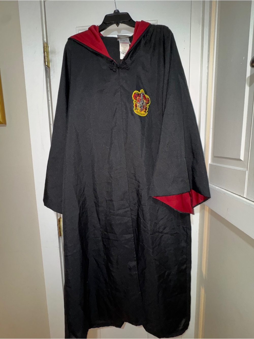 Authentic Harry Potter Gryffindor Black & Red Wizard Robe